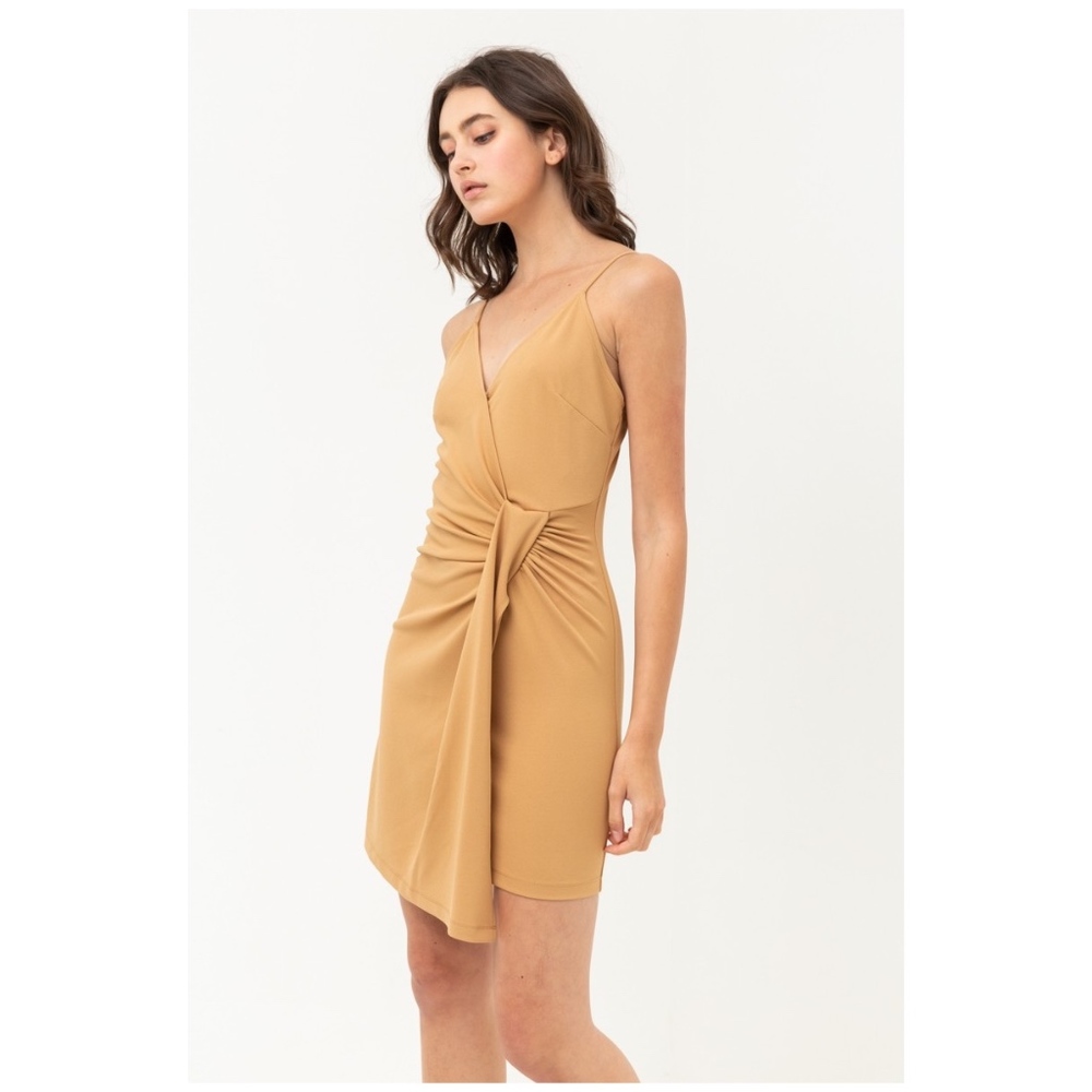 Don't Call Me Angel Gold/Tan Dress